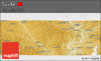 Physical Panoramic Map of Suide