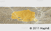 Physical Panoramic Map of Suide, semi-desaturated