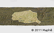 Satellite Panoramic Map of Suide, darken