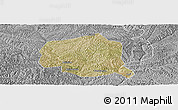 Satellite Panoramic Map of Suide, desaturated