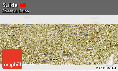 Satellite Panoramic Map of Suide