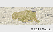 Satellite Panoramic Map of Suide, shaded relief outside