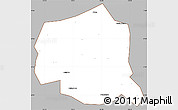 Gray Simple Map of Suide, cropped outside