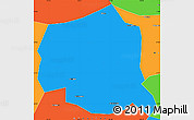 Political Simple Map of Suide