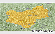 Savanna Style Panoramic Map of Wuqi