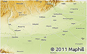 Physical 3D Map of Xingping
