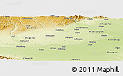 Physical Panoramic Map of Xingping