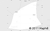 Silver Style Simple Map of Xingping