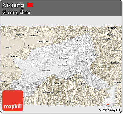 Classic Style 3D Map of Xixiang