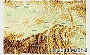 Physical 3D Map of Xixiang