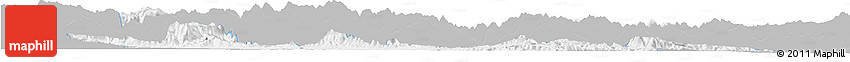 Gray Horizon Map of Xixiang, single color outside