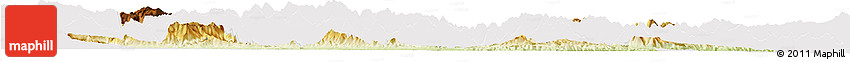 Physical Horizon Map of Xixiang, cropped outside