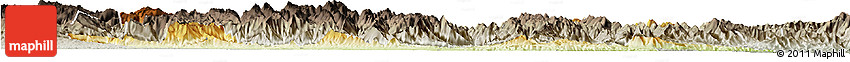 Physical Horizon Map of Xixiang, semi-desaturated