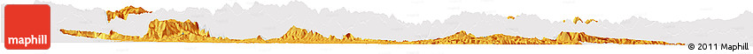 Political Horizon Map of Xixiang, cropped outside