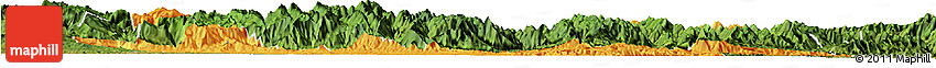 Political Horizon Map of Xixiang, satellite outside