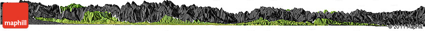 Satellite Horizon Map of Xixiang, darken, desaturated