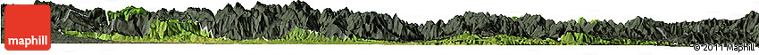 Satellite Horizon Map of Xixiang, darken, semi-desaturated