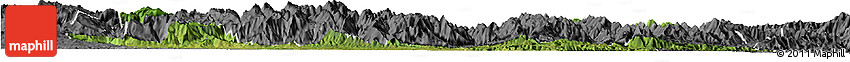 Satellite Horizon Map of Xixiang, desaturated