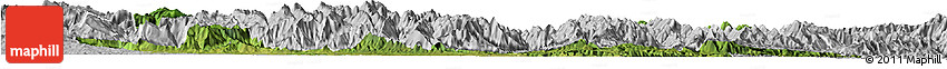 Satellite Horizon Map of Xixiang, lighten, desaturated