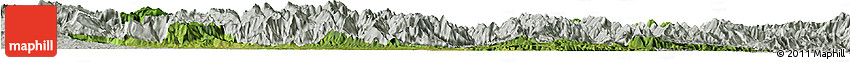 Satellite Horizon Map of Xixiang, lighten, semi-desaturated