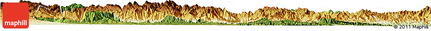 Satellite Horizon Map of Xixiang, physical outside