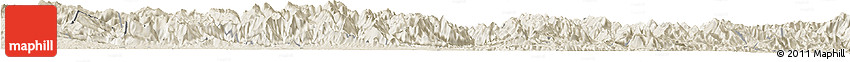 Shaded Relief Horizon Map of Xixiang