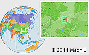 Political Location Map of Xixiang