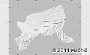 Gray Map of Xixiang, single color outside