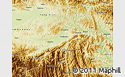 Physical Map of Xixiang