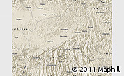 Shaded Relief Map of Xixiang