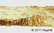 Physical Panoramic Map of Xixiang