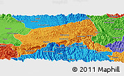 Political Panoramic Map of Xixiang
