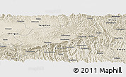 Shaded Relief Panoramic Map of Xixiang