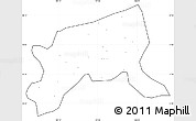 Blank Simple Map of Xixiang, cropped outside, no labels