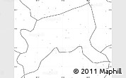 Blank Simple Map of Xixiang, no labels