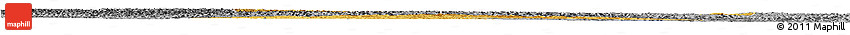 Physical Horizon Map of Yan An Shi, desaturated