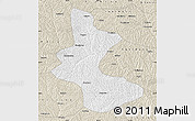 Classic Style Map of Yan An Shi