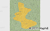 Savanna Style Map of Yan An Shi