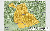 Savanna Style 3D Map of Yang Xian