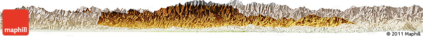 Physical Horizon Map of Yang Xian, lighten Physical Horizon Map of Yang Xian, lighten