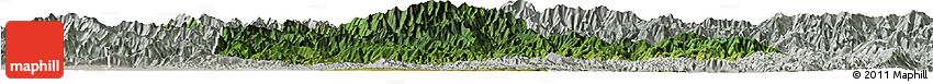 Satellite Horizon Map of Yang Xian, lighten, semi-desaturated Satellite Horizon Map of Yang Xian, lighten, semi-desaturated