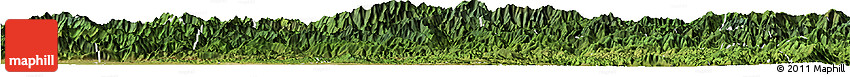 Satellite Horizon Map of Yang Xian Satellite Horizon Map of Yang Xian