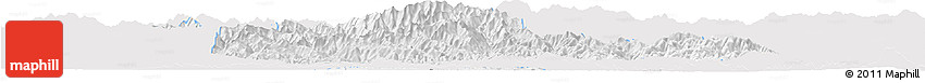 Silver Style Horizon Map of Yang Xian, single color outside Silver Style Horizon Map of Yang Xian, single color outside