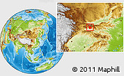 Physical Location Map of Yang Xian