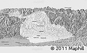 Gray Panoramic Map of Yang Xian