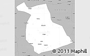 Gray Simple Map of Yang Xian