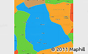 Political Simple Map of Yang Xian