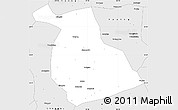 Silver Style Simple Map of Yang Xian