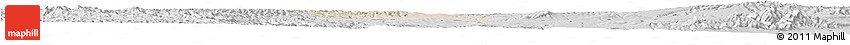 Shaded Relief Horizon Map of Yongshou, desaturated Shaded Relief Horizon Map of Yongshou, desaturated