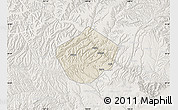 Shaded Relief Map of Yongshou, lighten